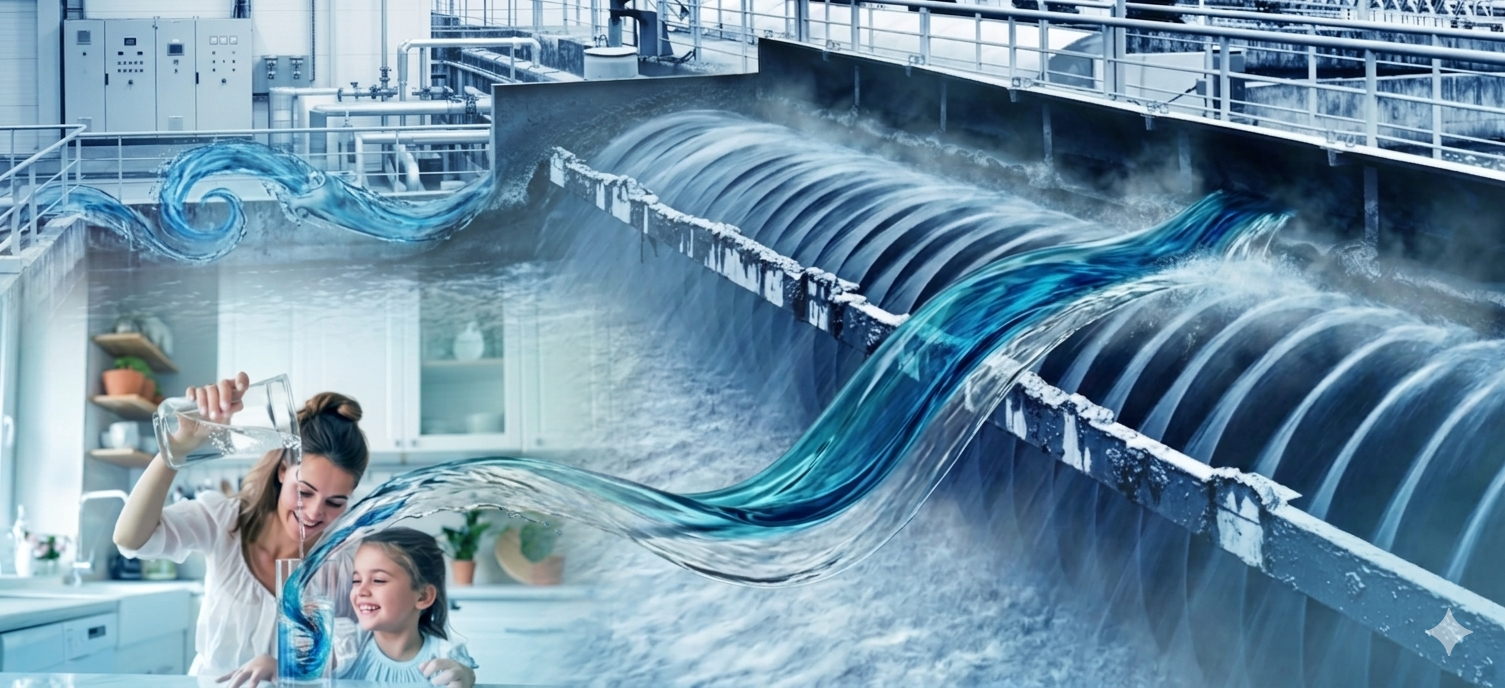 Industrial to Home Water Flow